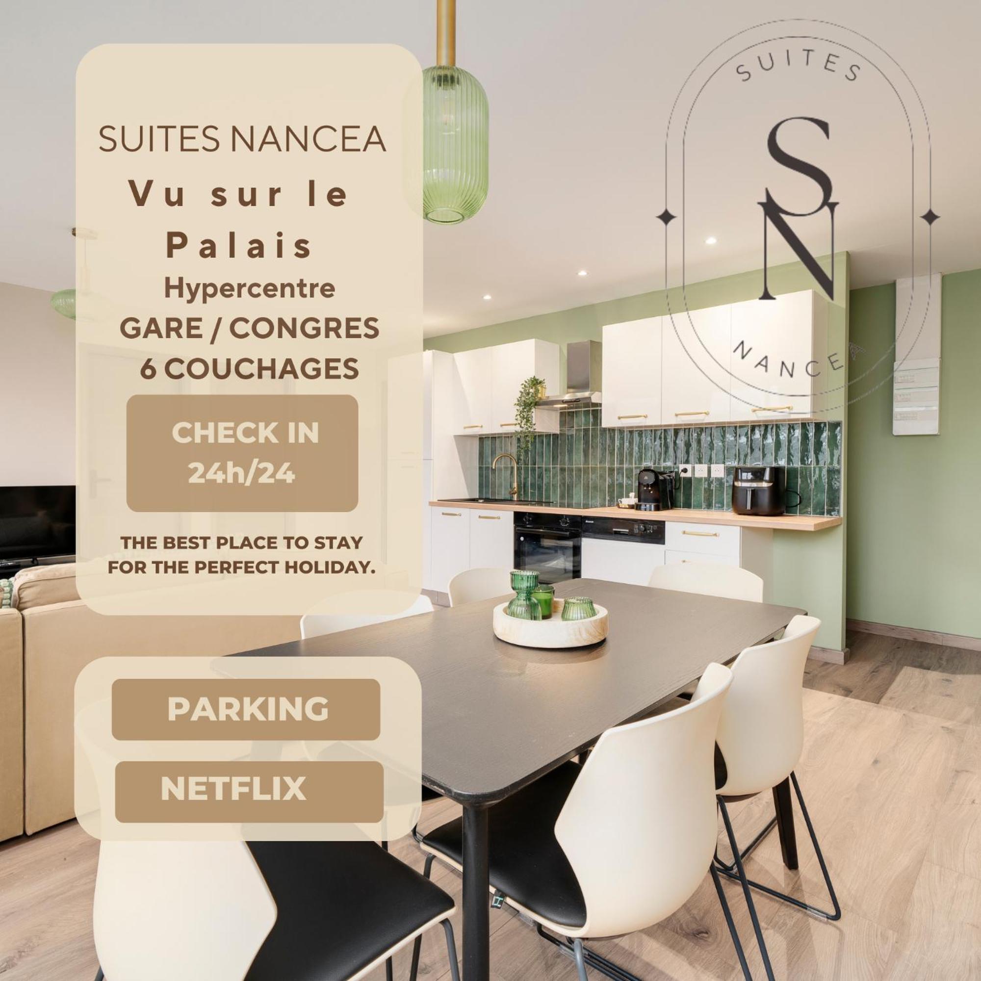 Vue Sur Le Palais - Nancy Gare Congres - Parking - T3 Apartment Bagian luar foto
